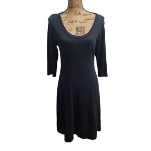 Horny Toad Knit Dress - 3/4‎ Sleeve Scoop Neck Casual Dress Medium